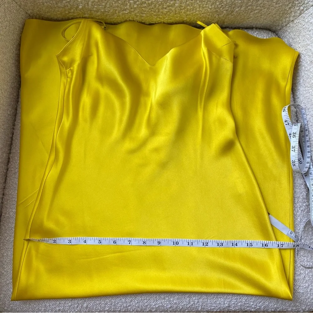Price firm: Dannijo 100% Silk Daffodil Midi Slip Dress Size XS - Picture 9 of 12